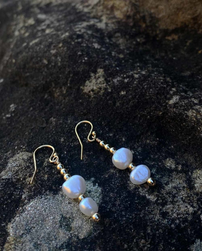 The Ariel Pearl Earrings main image 0