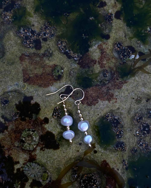 The Ariel Pearl Earrings main image 1