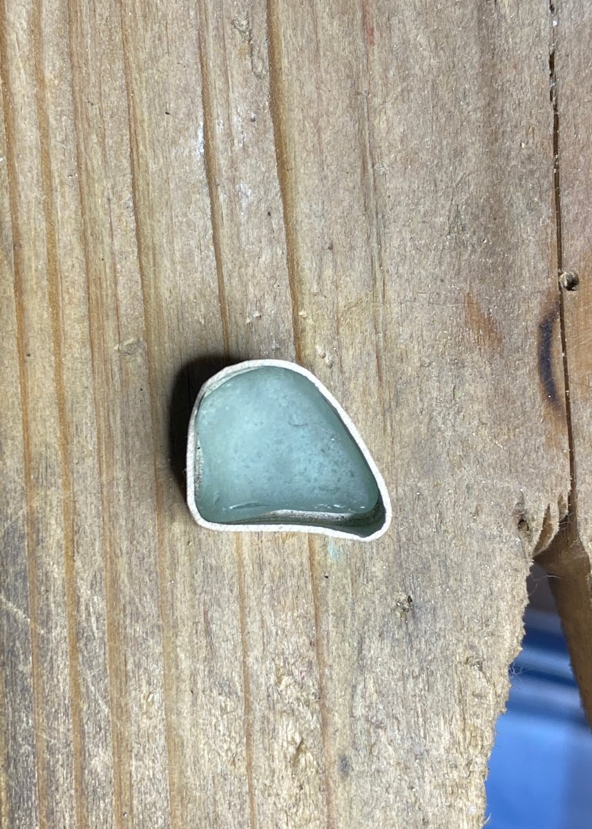 Custom Seaglass Ring for BecRingsSIZE 8 3/4Angela Wozniak Jewellery