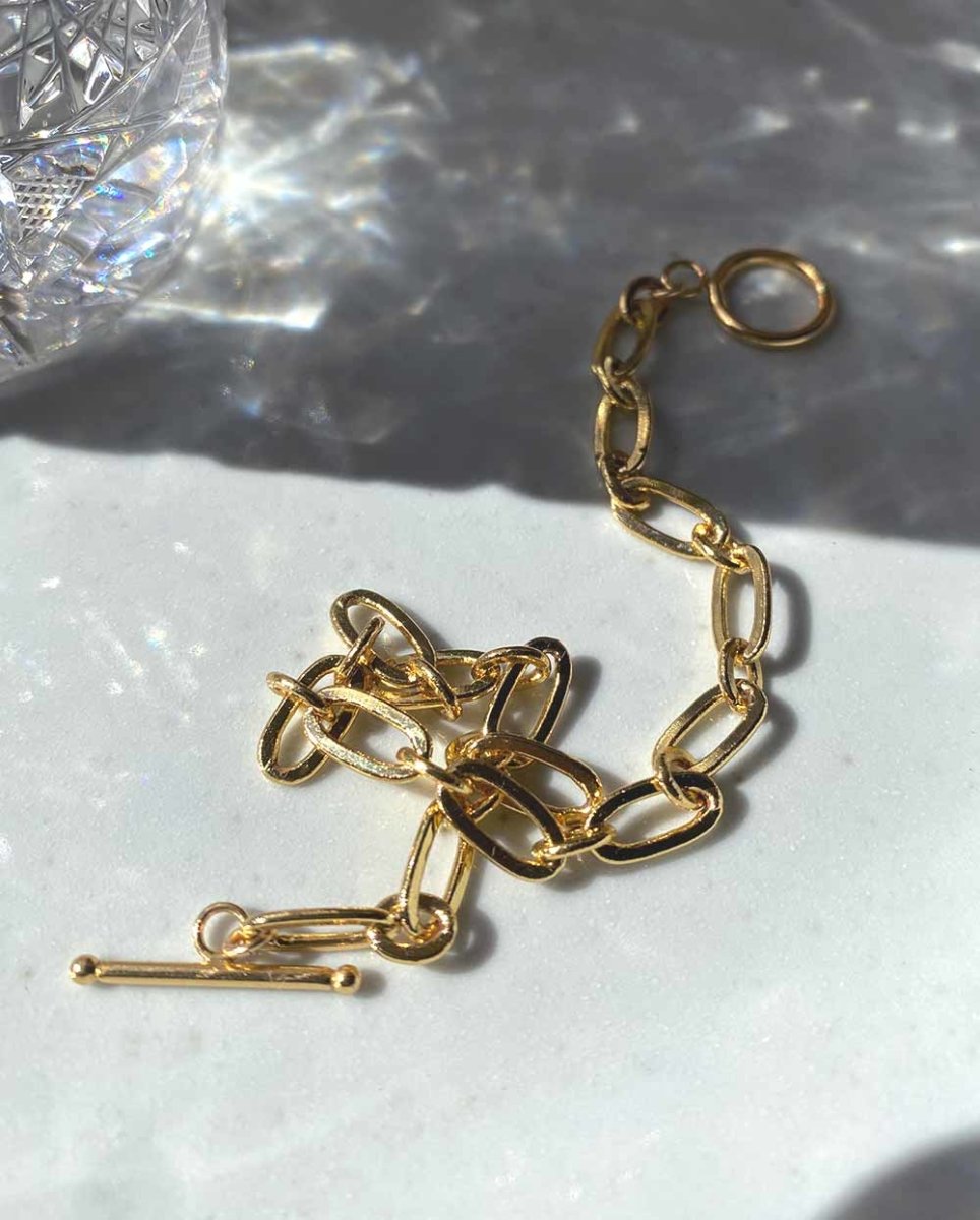 Elongated Links T-Bar BraceletBracelets14K Gold FilledAngela Wozniak Jewellery