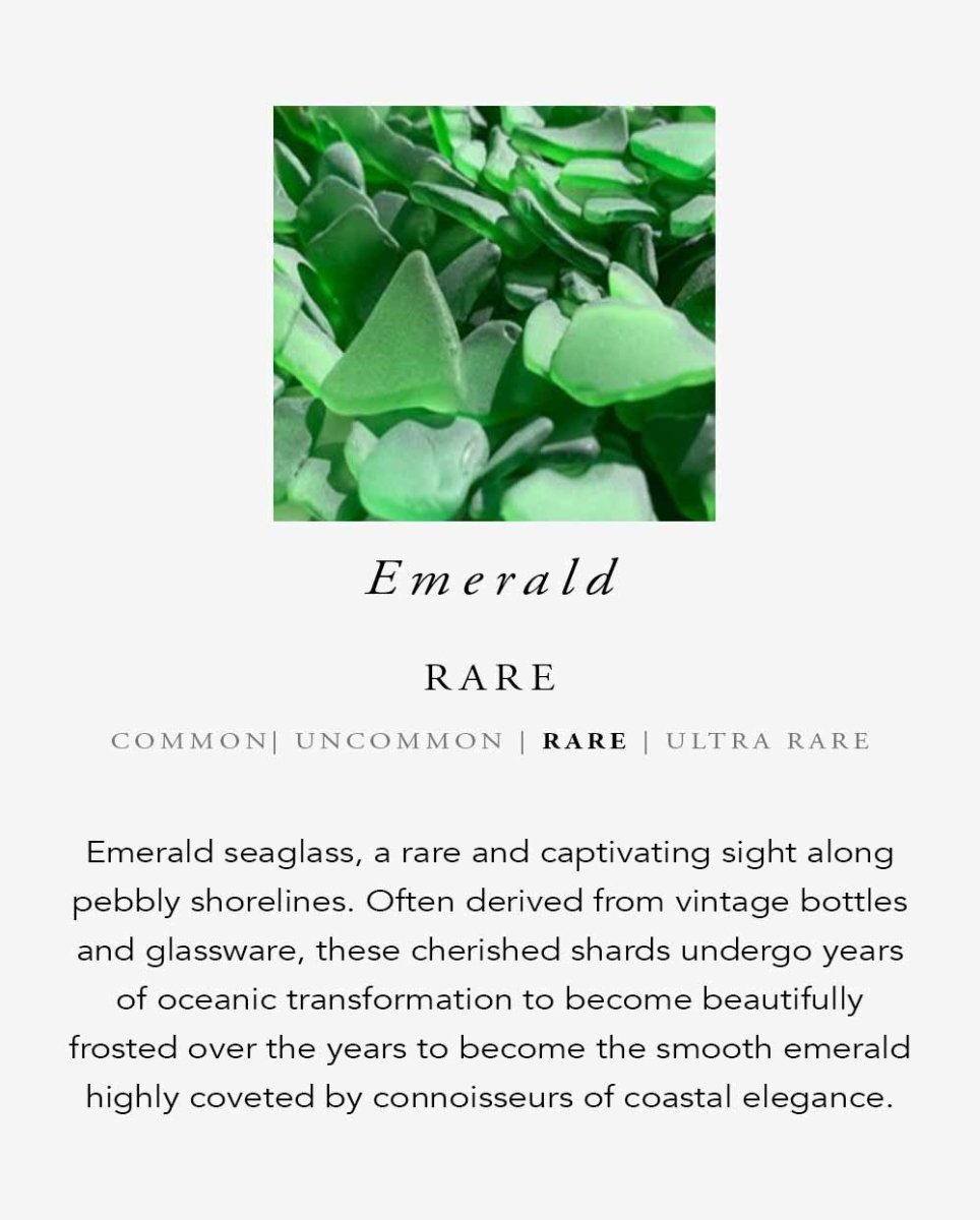 Emerald Seaglass Ring / Rare Colour / #201RingsSize 6Angela Wozniak Jewellery