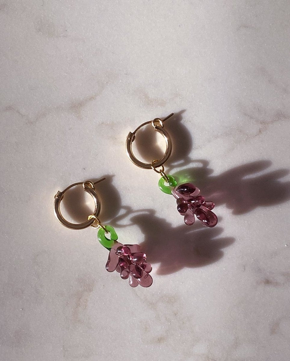 Juicy Grape Huggie EarringsEarrings14K Gold FilledAngela Wozniak Jewellery