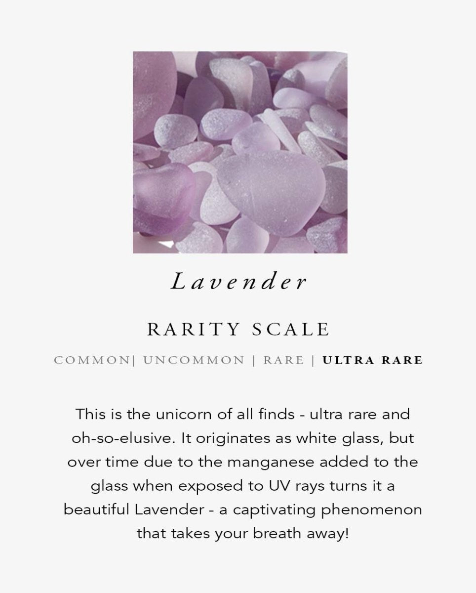 Lavender Seaglass Ring / Ultra Rare Colour / #301Size 8Angela Wozniak Jewellery