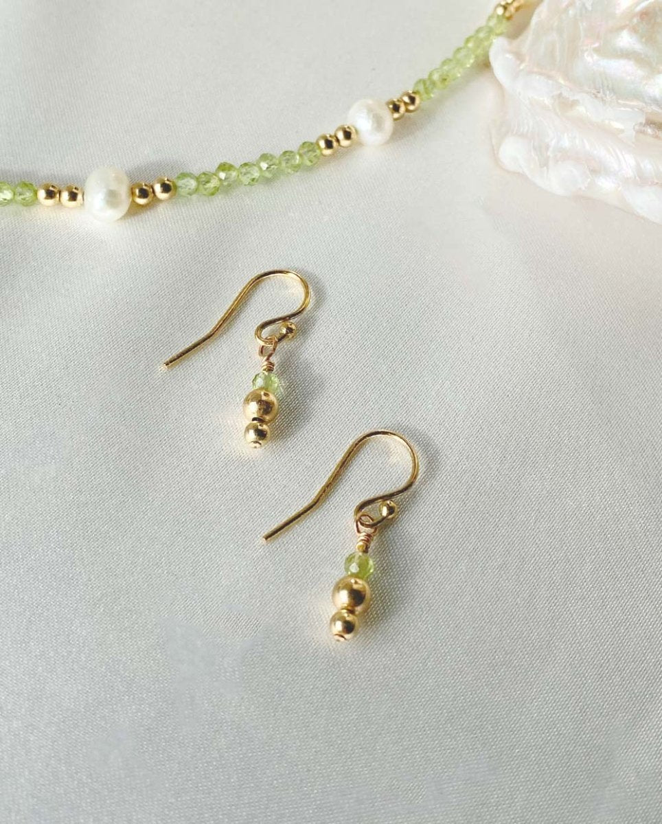 Mini Gemstone Drop EarringsEarrings14K Gold FilledAngela Wozniak Jewellery