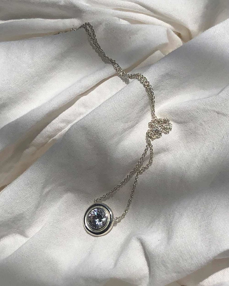 North Star Crystal Silver NecklaceNecklacesSterling SilverAngela Wozniak Jewellery