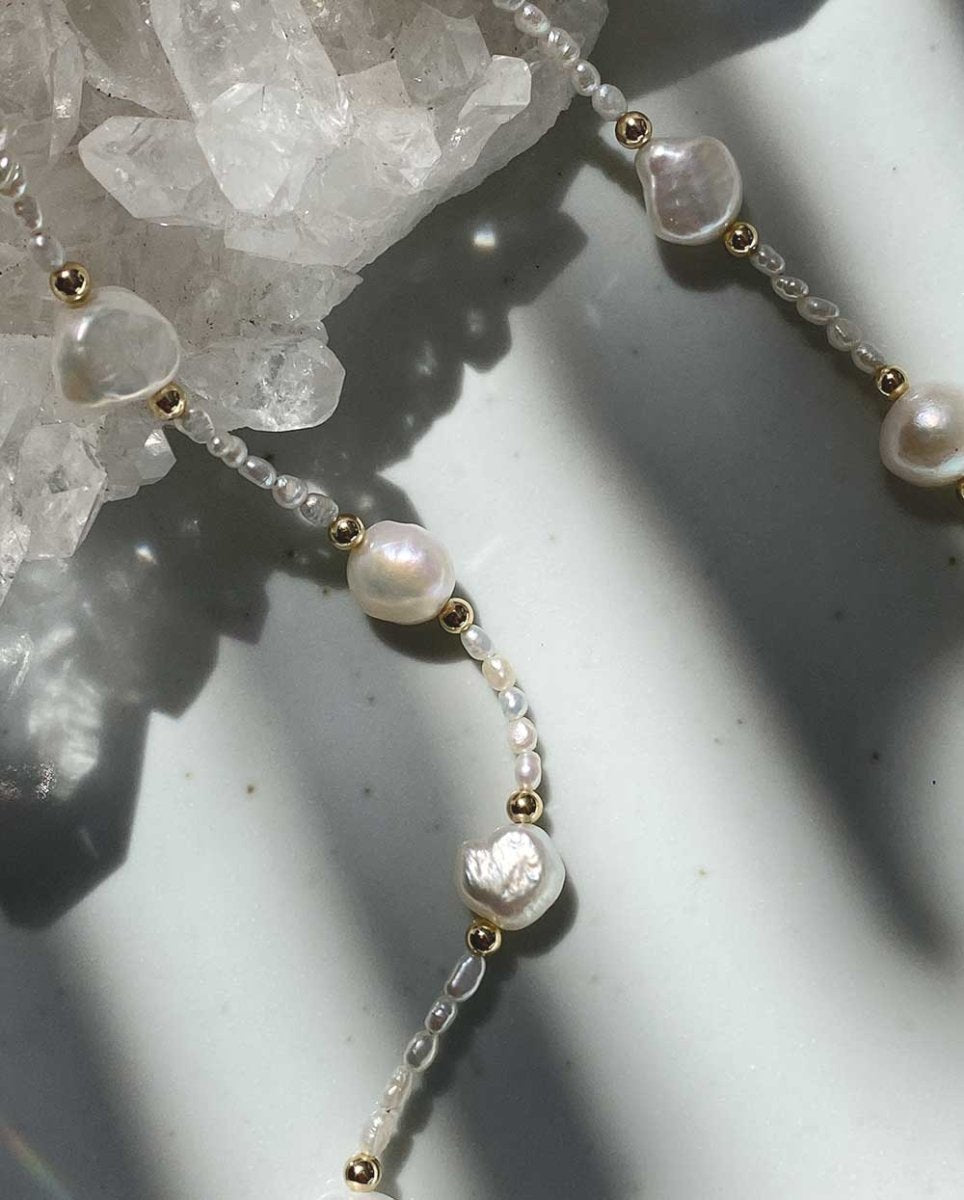 Ocean Treasure Pearl NecklaceNecklaces14K Gold FilledAngela Wozniak Jewellery