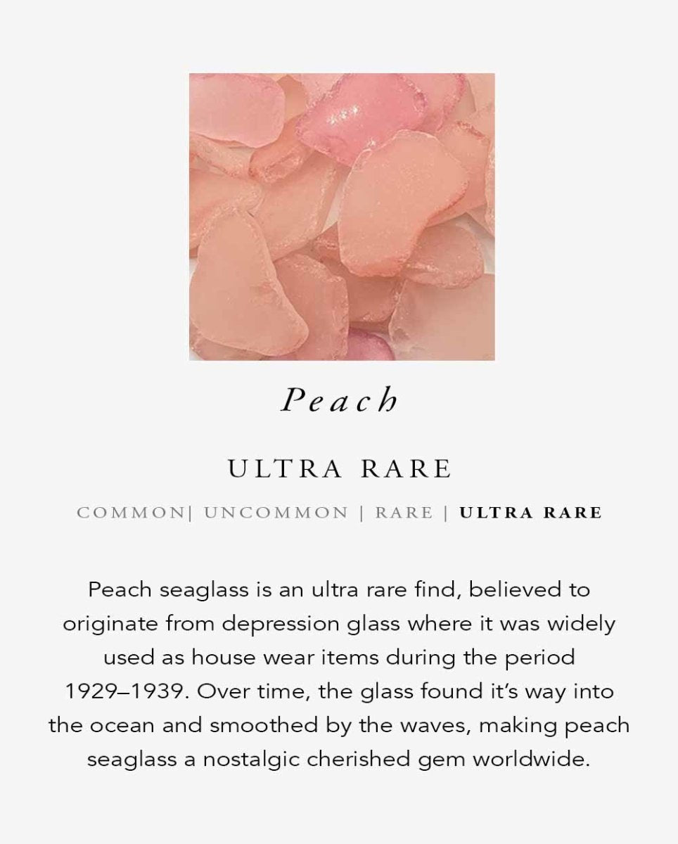 Peach Seaglass Ring / Ultra Rare Colour / #401RingsCustom SizeAngela Wozniak Jewellery