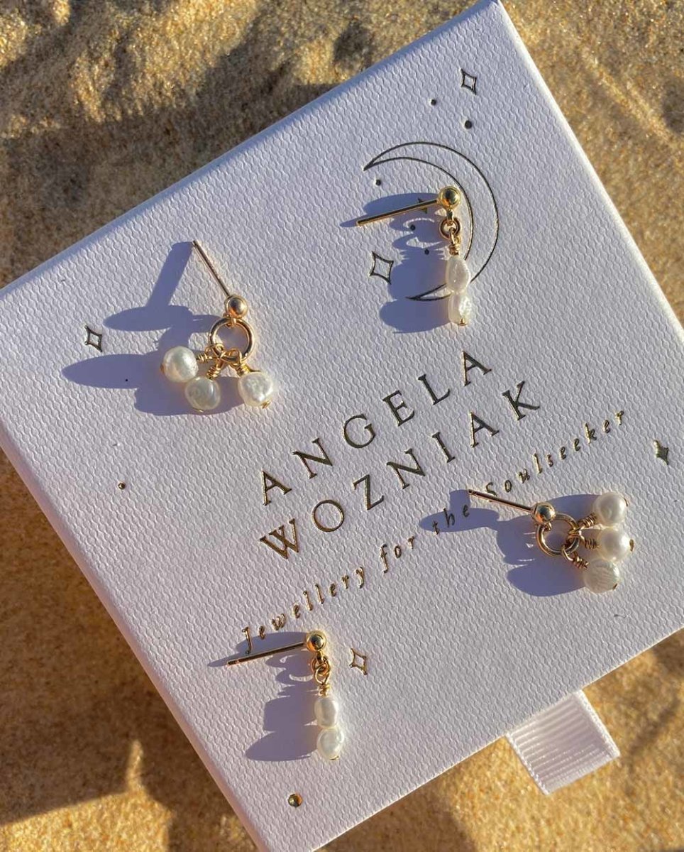 Pearl Clouds Drop EarringsEarrings14K Gold FilledAngela Wozniak Jewellery