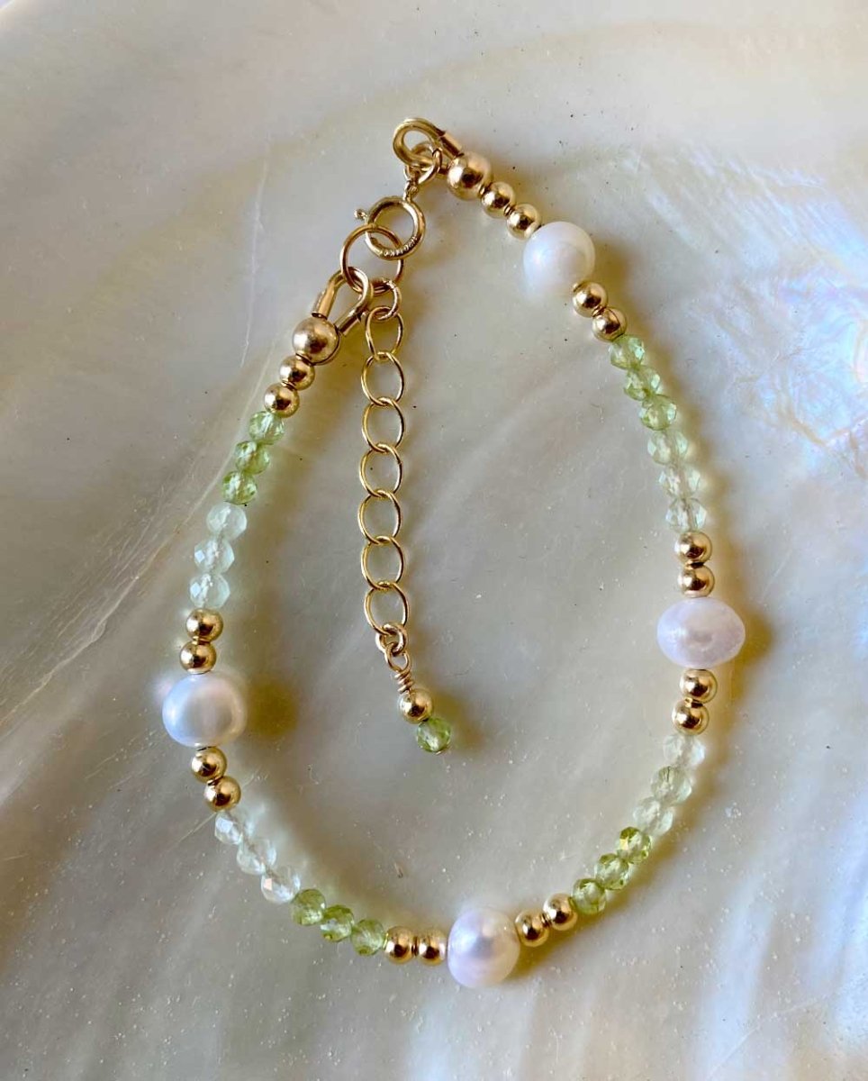 Peridot & Green Amethyst BraceletBracelets14K Gold FilledAngela Wozniak Jewellery