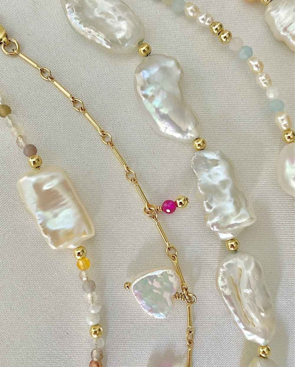 Persian Agate & Pearl Bracelet14K Gold FilledAngela Wozniak Jewellery