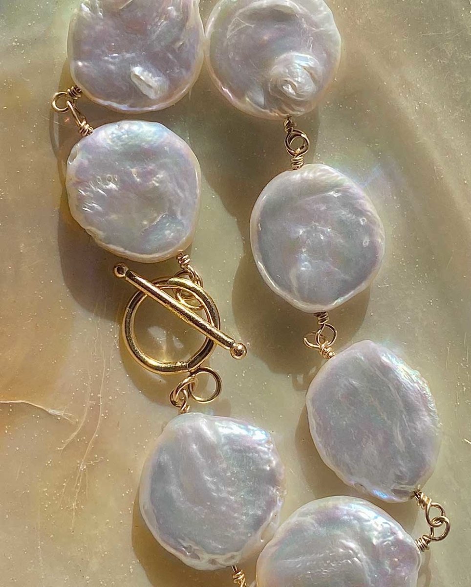 Radiance Keshi Pearl BraceletBracelets14K Gold FilledAngela Wozniak Jewellery