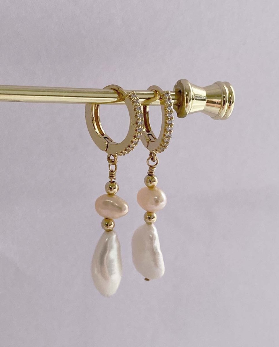 Rhea Divine Pearl Earrings14K Gold FilledAngela Wozniak Jewellery