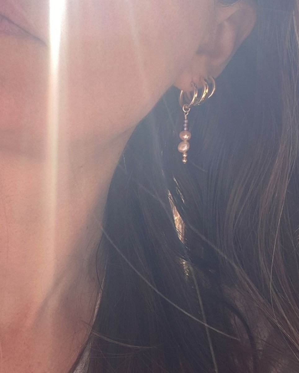 Rhea Pearl & Amethyst EarringsEarrings14K Gold FilledAngela Wozniak Jewellery