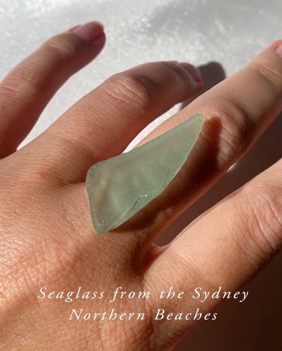 Rockpool Seaglass Ring / Rare Colour / #505RingsMADE TO ORDERAngela Wozniak Jewellery