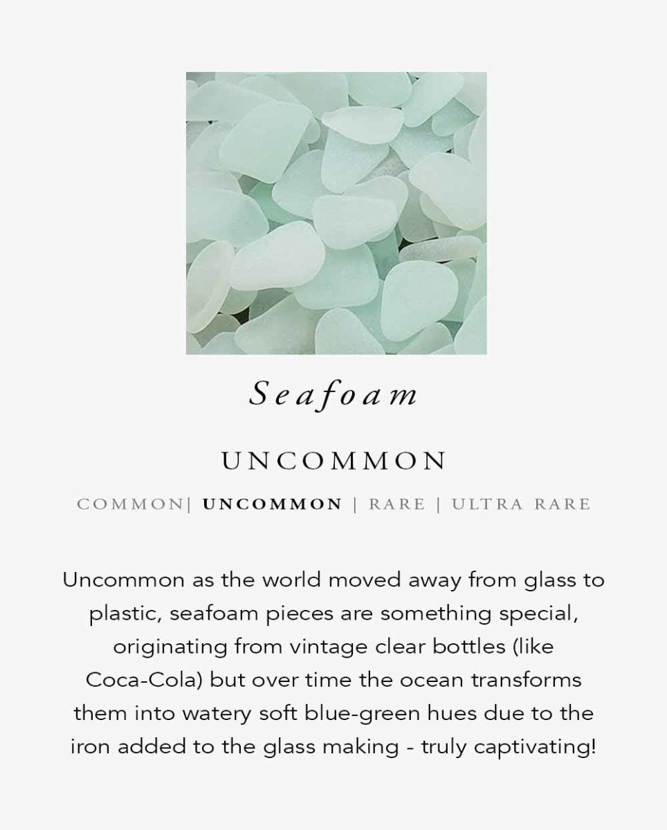 Seafoam Seaglass Ring / Uncommon Colour / #602RingsSize 11.5Angela Wozniak Jewellery
